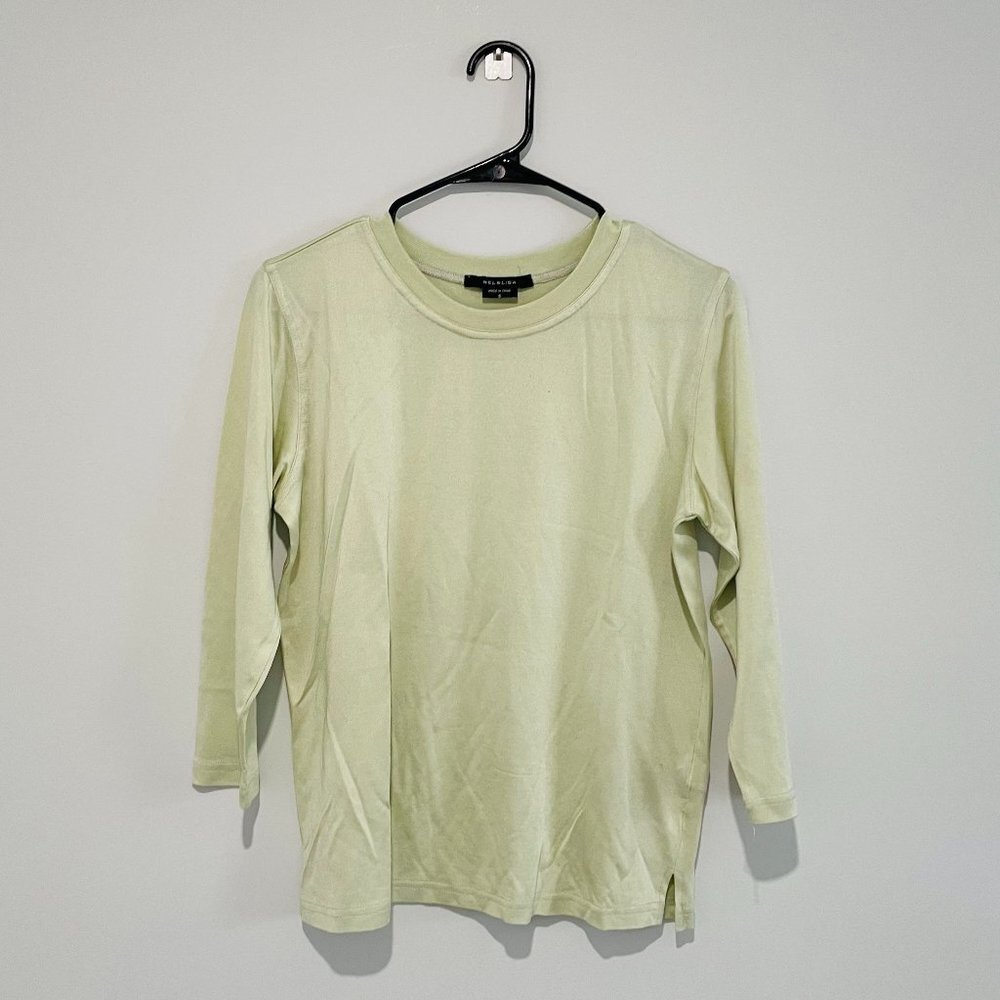 Mel & Lisa Light Green Sweater Size S